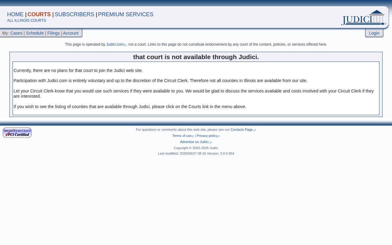 Gallatin County arrest case and court disposition search